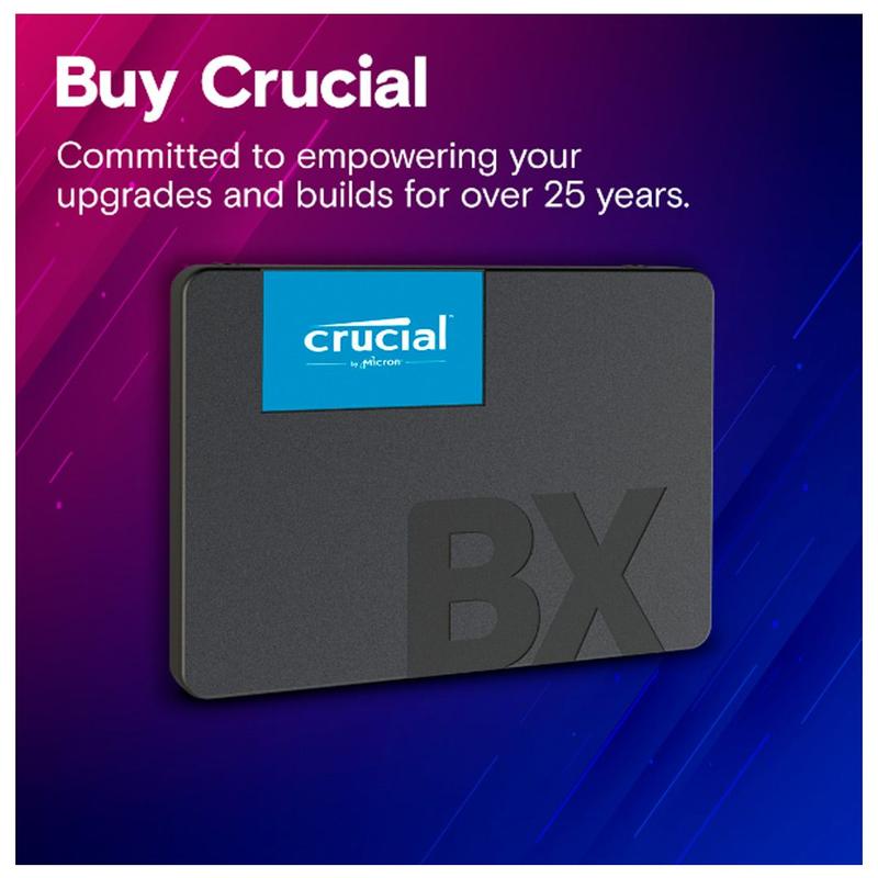 SSD Crucial BX500 4TB SATA 2.5 CT4000BX500SSD1 - HD SSD - Magazine